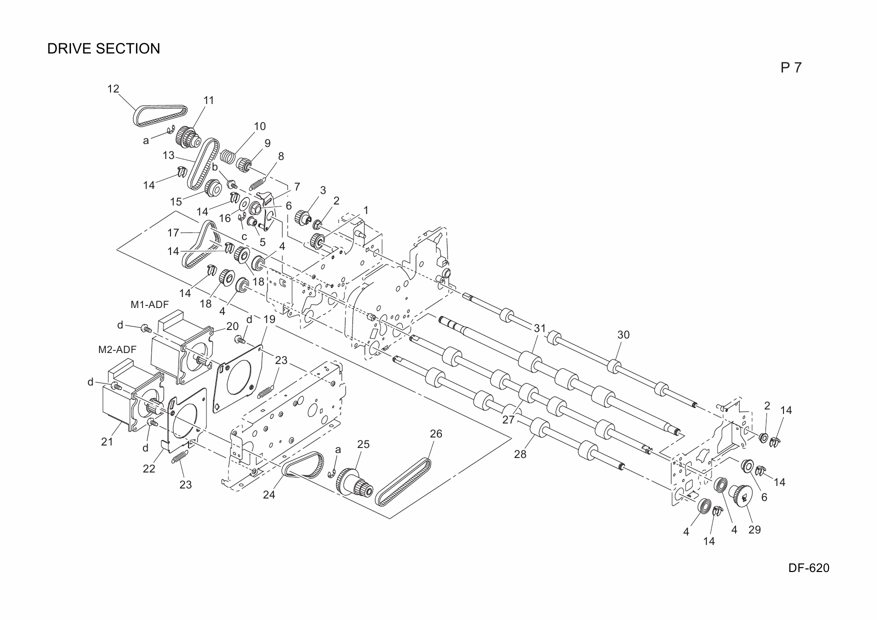 Konica-Minolta Options DF-620 A124 Parts Manual-5